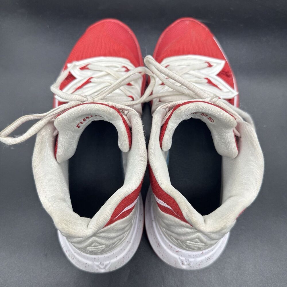 NIKE KYRIE 5 ID CUSTOM RED PINK VDAY COLOR WAY AV7917-991 Rare MENS SIZE 7.5 EUC - Picture 7 of 9